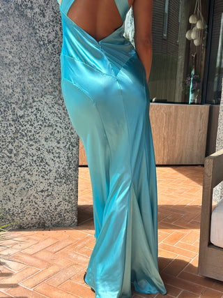 Vintage Ruth Tarvydas Gown Sky Blue