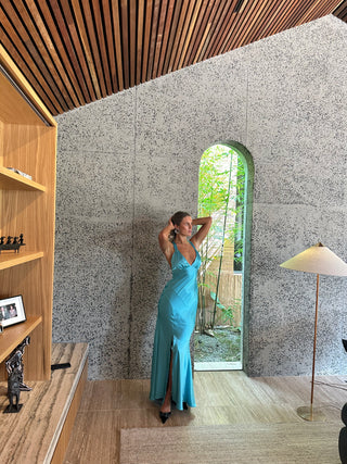 Vintage Ruth Tarvydas Gown Sky Blue