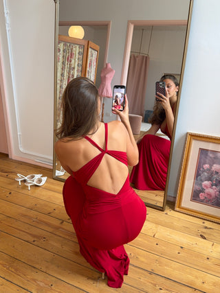 Vintage Catalina Dress in Rouge