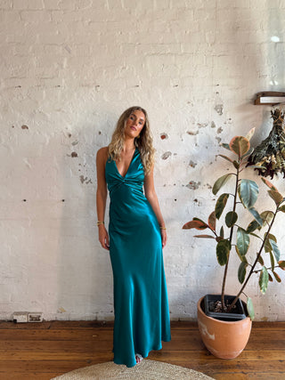 Vintage Tarvydas Teal Dress