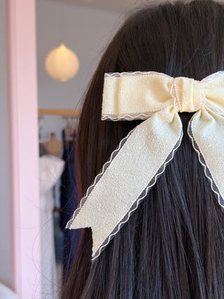 Yellow Ribbon Bow Clip