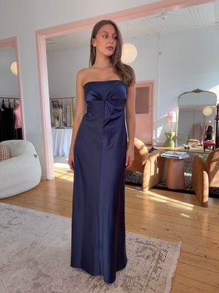 Vintage Espresso Dress - Navy
