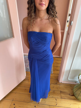 Vintage Paloma Dress Royal Blue