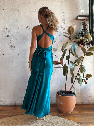 Vintage Tarvydas Teal Dress