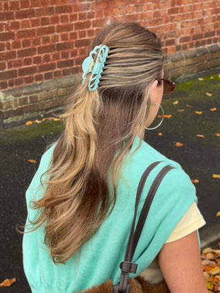 Bardot Hair Claw - Seafoam