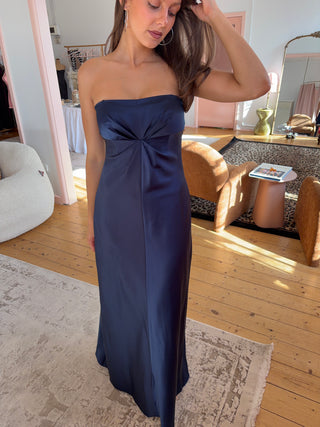 Vintage Espresso Dress - Navy