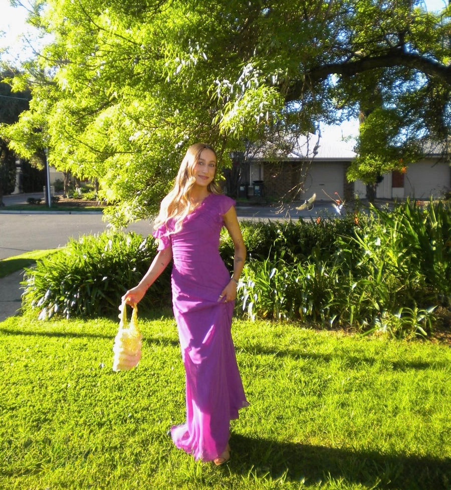 Vintage Romy Dress - Violet worn by @lucywayyy