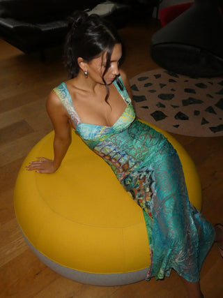 Lucie Printed Midi Dress